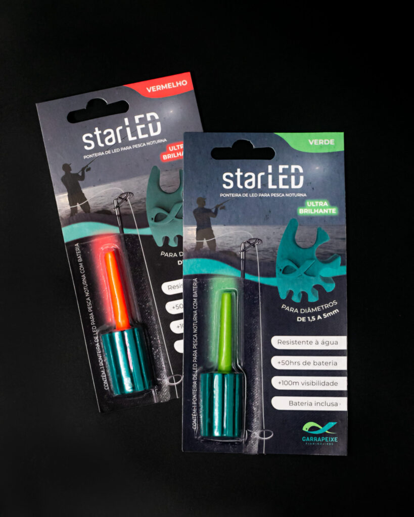 Starled ponteira para pesca noturna